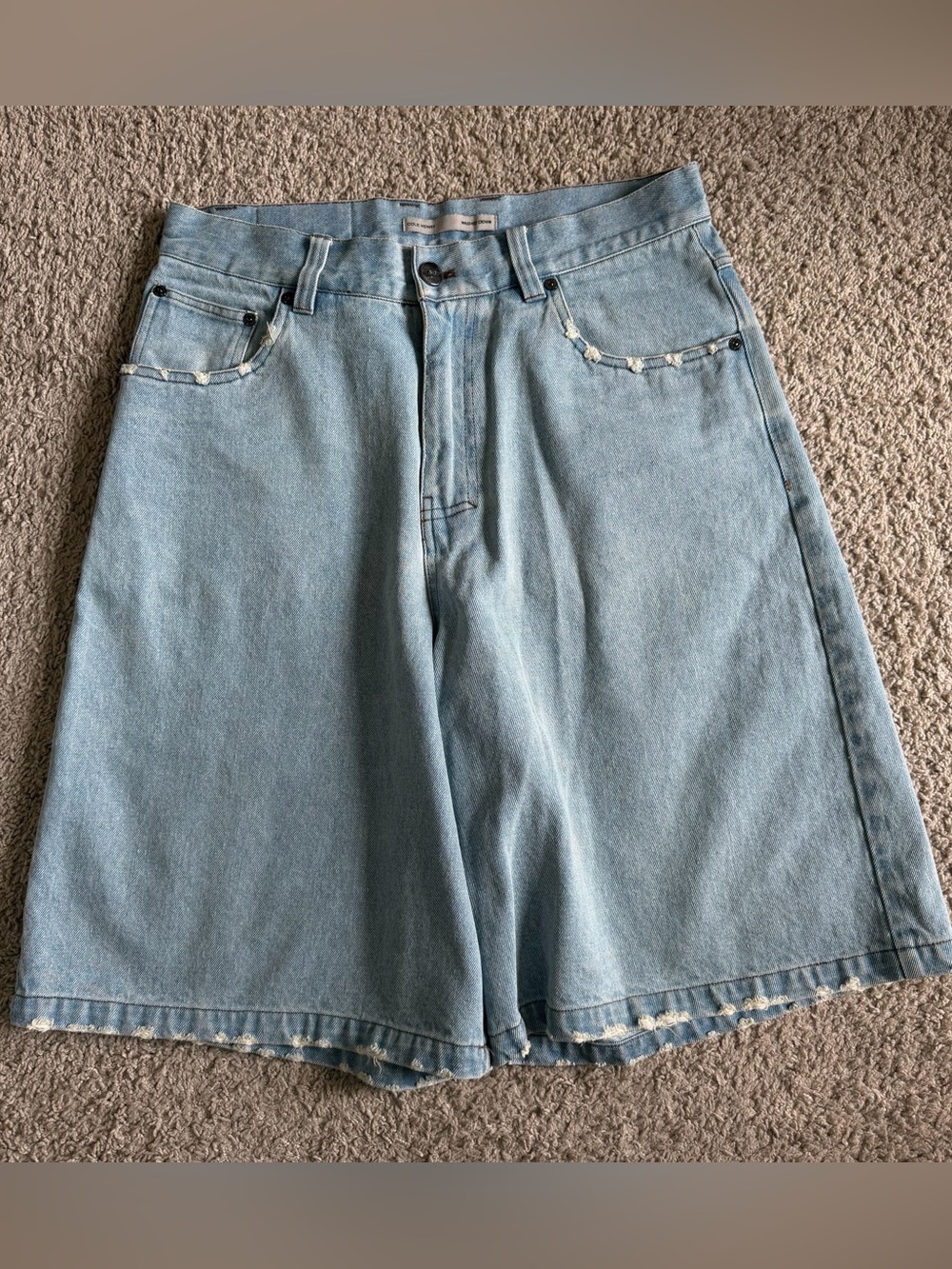 Cole Henry Distress Denim Jean Shorts Jorts